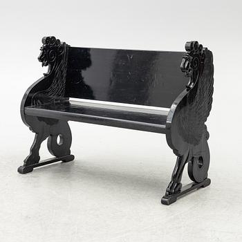 A neo-rennaissance bench, circa 1900.