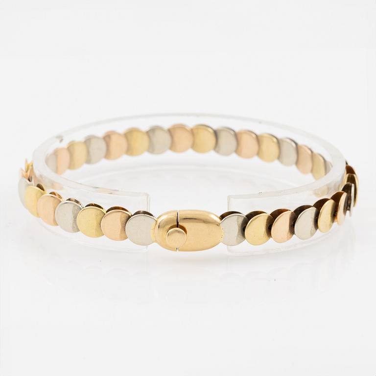 Gio Caroli, bracelet, 18K gold multi-coloured.