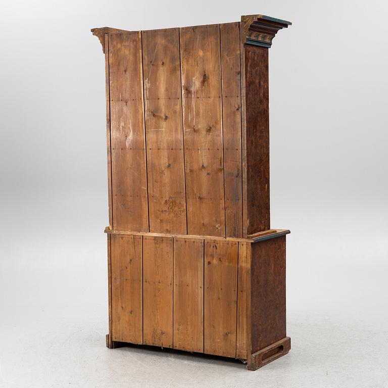 Cupboard, folk art, mid-19th century.