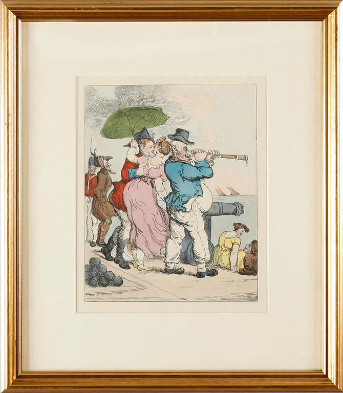 GRAVYRER, 3 st, England 1800-tal.