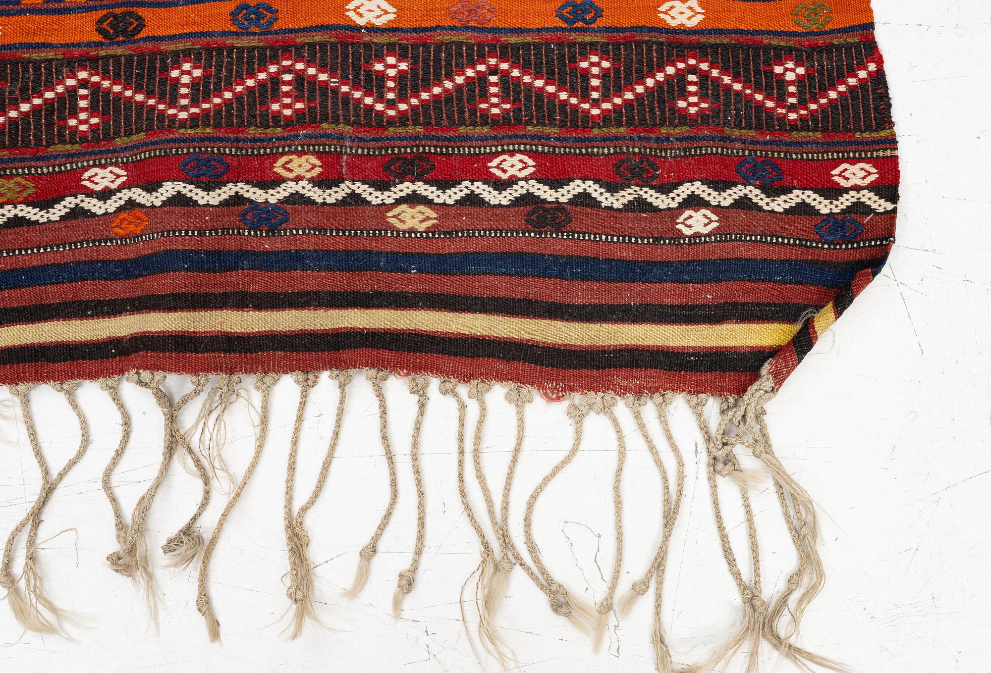 A flat weave textile, Antalya, West Anatolia, c. 164 x 119 cm.