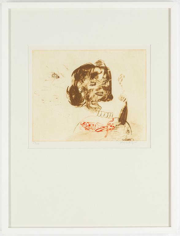 Helene Billgren, etching. Signed 217/250.