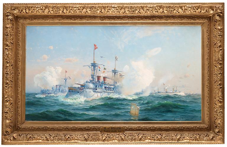 Herman af Sillén, "Manöver utanför Kiel" (Manoeuvre ouside of Kiel).