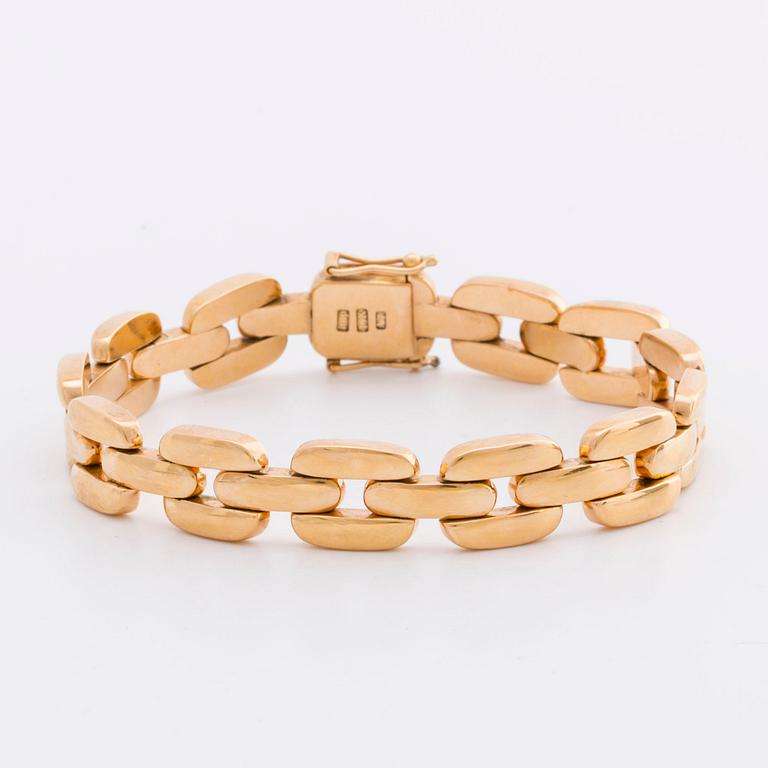 BRACELET 18k gold, 22,5 g.