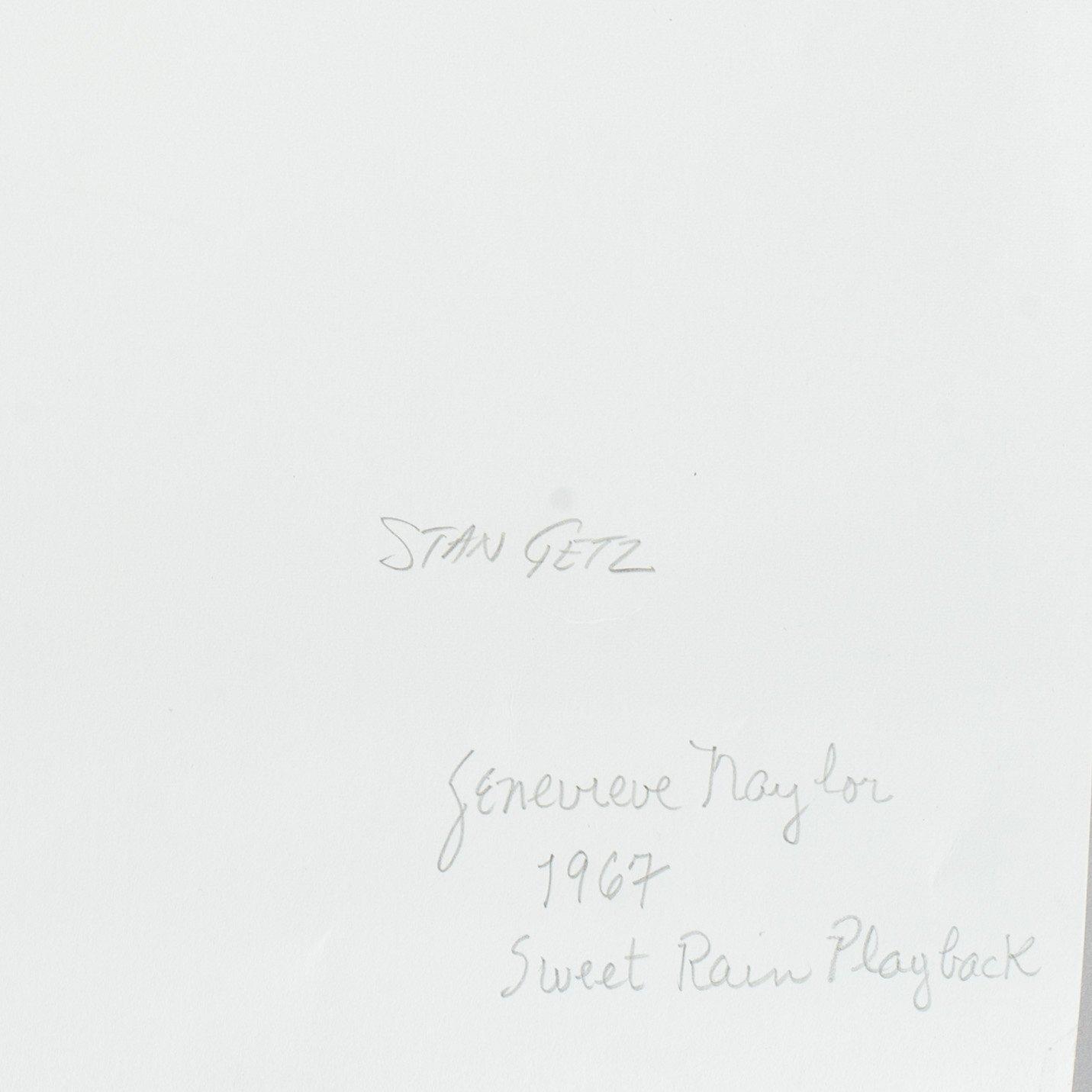 Geneviève Naylor, photograph signed on verso.