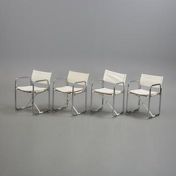 REGISSÖRSSTOLAR, 4 st, "X75-2" Börje Lindau och Bo Lindekrantz för Lammhults, 1900-talets andra hälft.