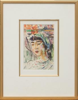 JULES SCHYL, akvarell, signerad.