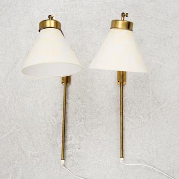 Josef Frank, wall lamps, a pair, model G 2484, Svenskt Tenn.