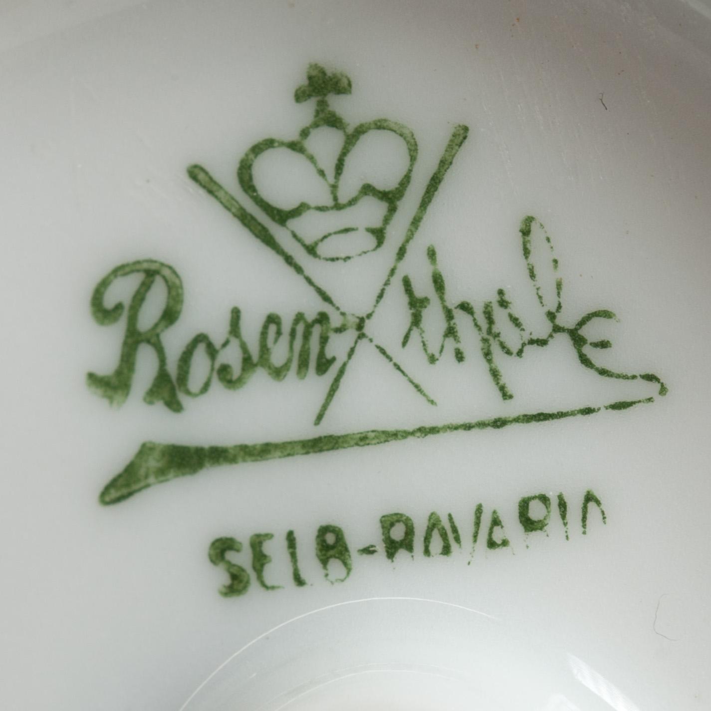 FIGURIN, porslin, Rosenthal, sign B. Boehs, 1900-talets första hälft/mitt.