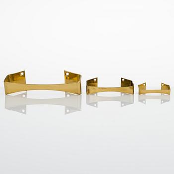 AULIS LEINONEN, Set of 32 door handles 'Ara' for Auran Rautateollisuus  1960/1970's.
