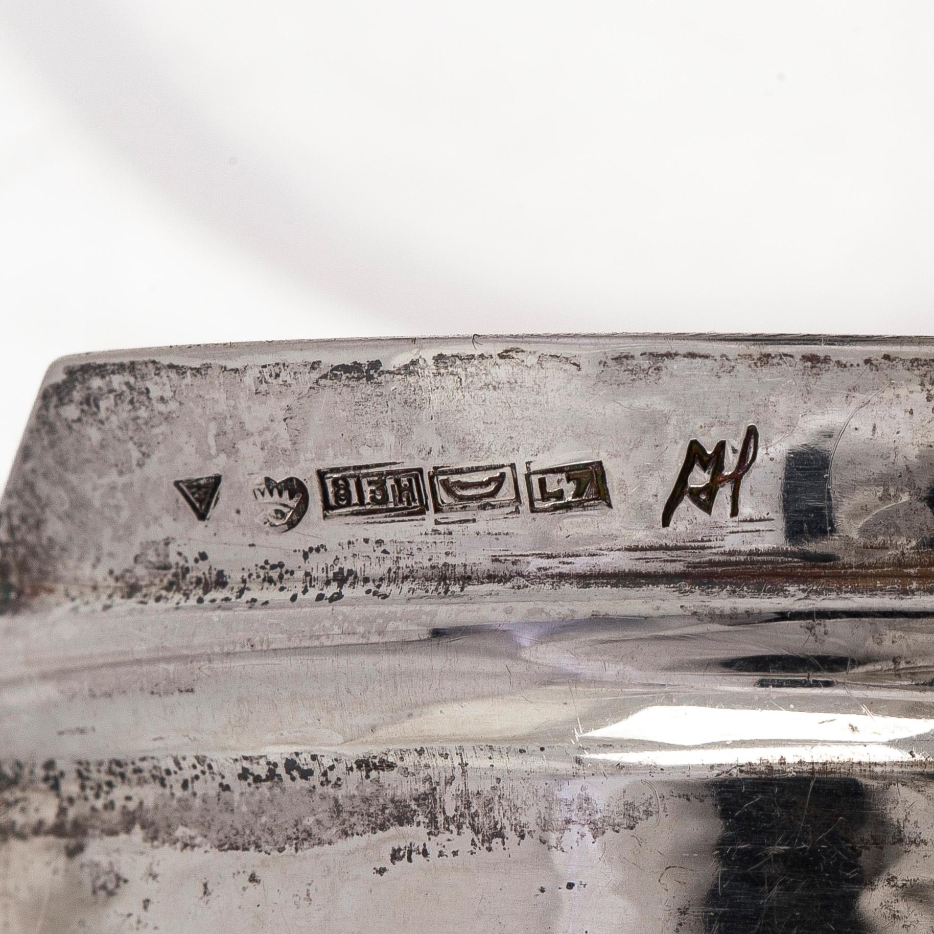 Mauno Honkanen, armband, 2 st, silver, A. Tillander, Helsingfors 1964.
