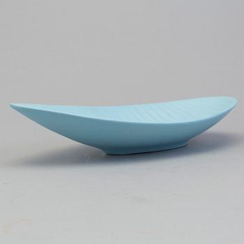 STIG LINDBERG, a stoneware bowls and a vase, 'Reptil' and 'Karneval' from Gustavsberg.