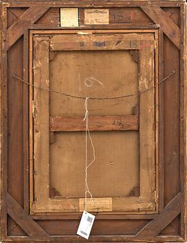 JEAN ERNEST AUBERT, oil on canvas, signed and dated 1875.