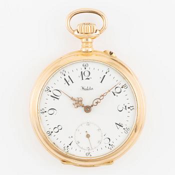 Halda, pocket watch, 39.5 mm.