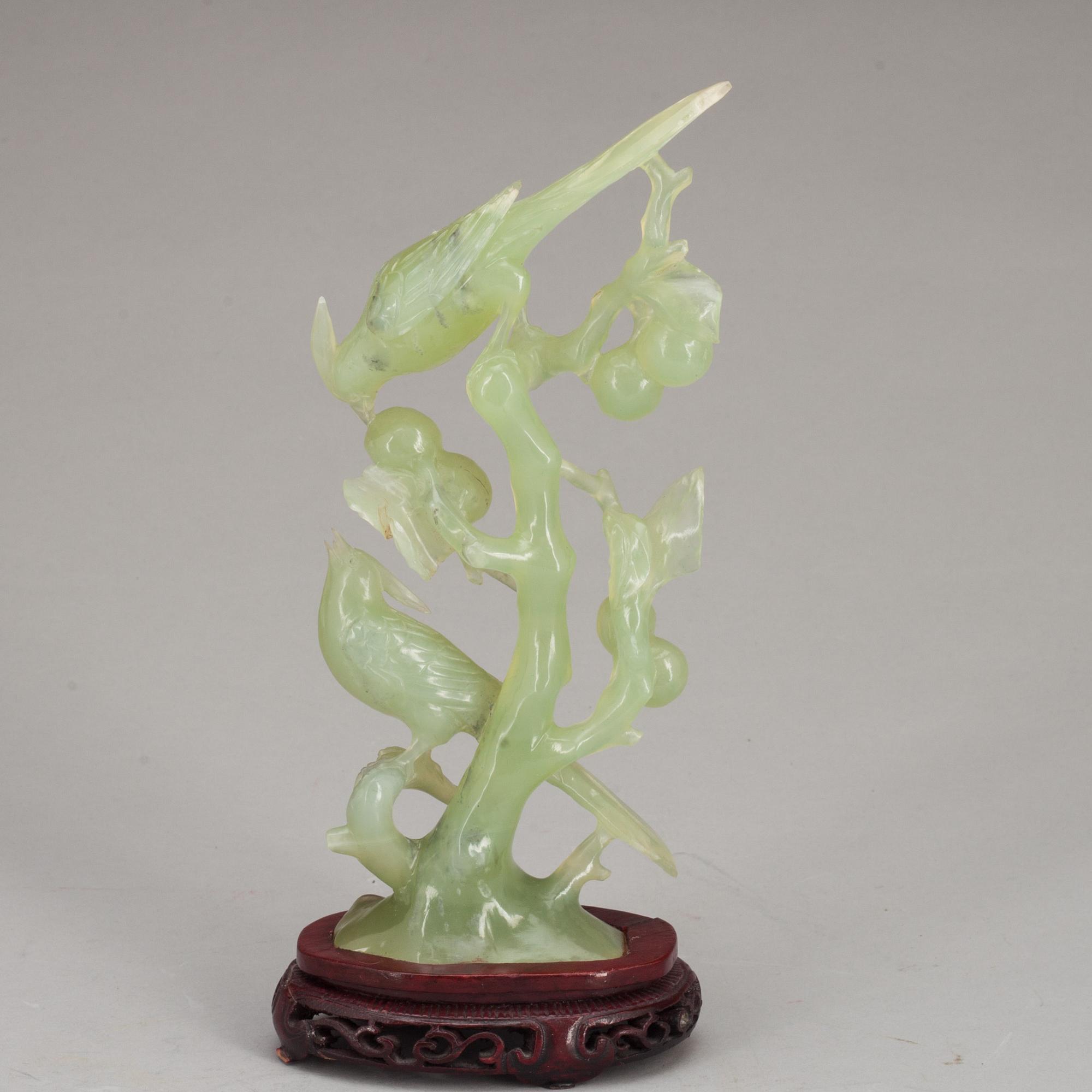 FIGURIN, jadeit. Kina, 1900-tal.