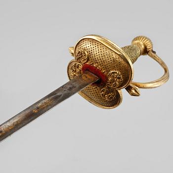 VÄRJA, s k infanteriofficersvärja, 1800-talets första hälft.
