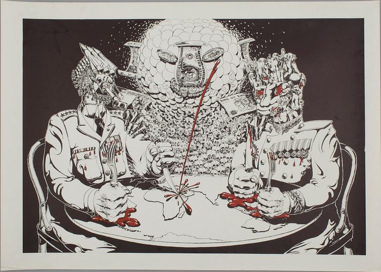 10 political posters from Sweden, 1960s and 70 s, Sweden.