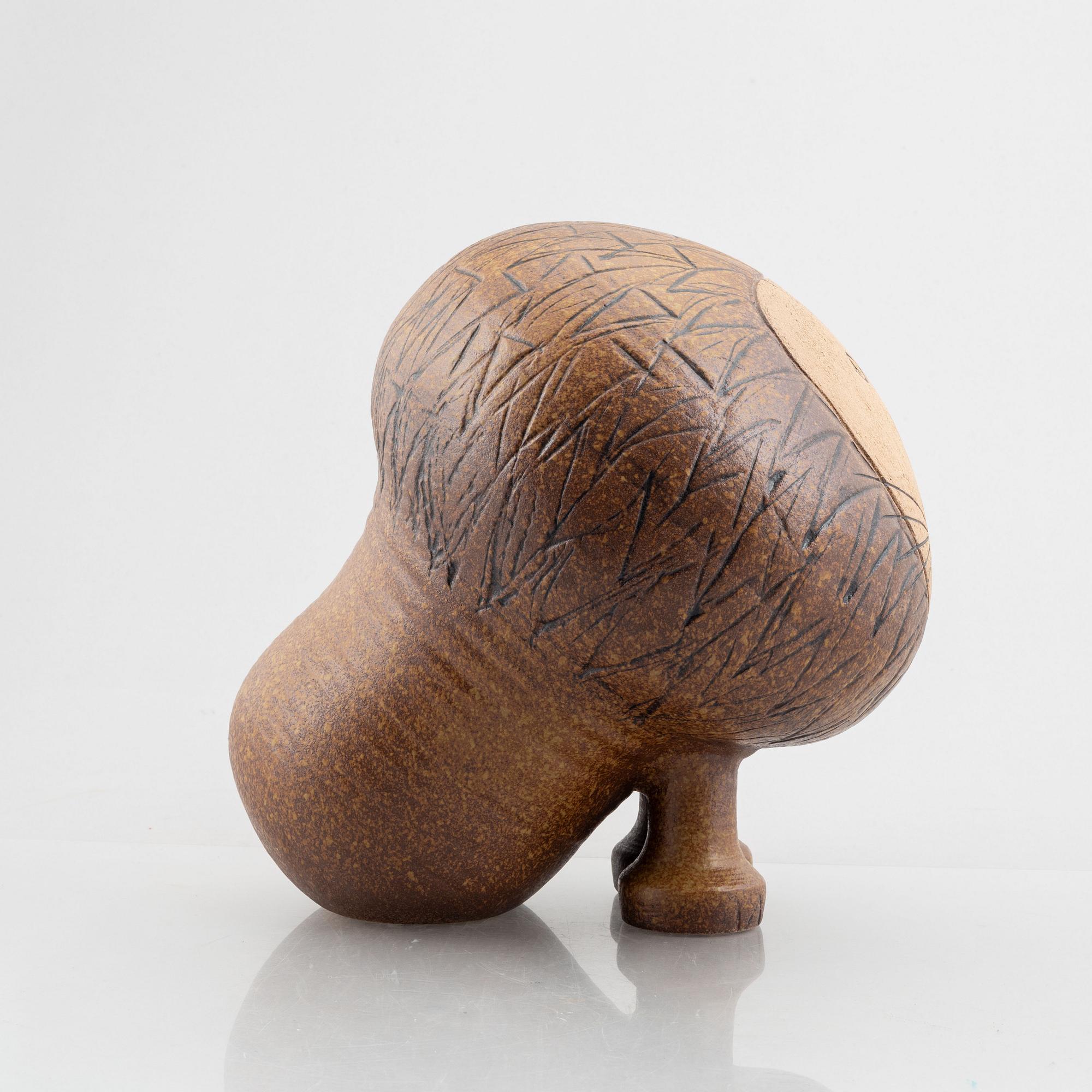 Lisa Larson, a "Lejon Maxi" stoneware sculpture of a lion, Gustavsberg, Sweden.