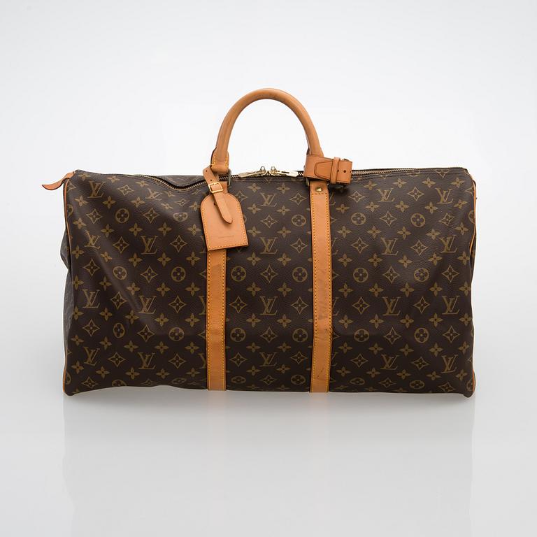 Louis Vuitton, A Monogram canvas 'Keepall 55' Bag.