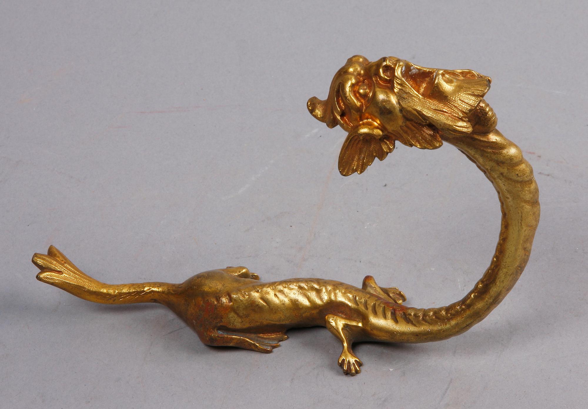 HÄNGARE, ett par, brons, 1800/1900-tal.