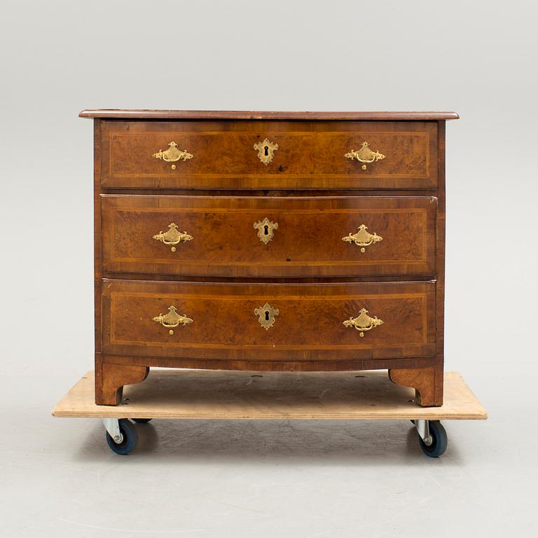 A 1700s chest of drawers.