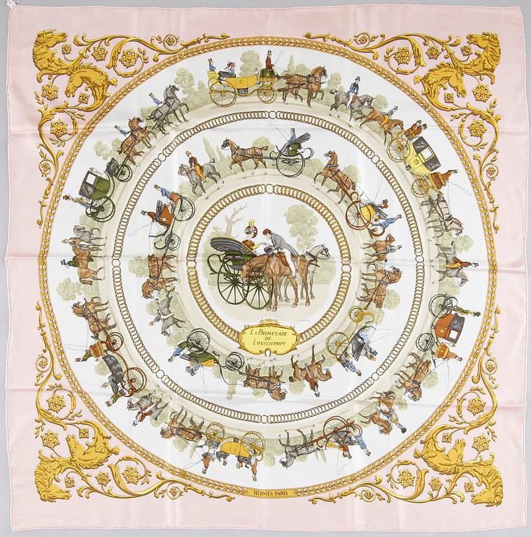SCARF, Hermès, "La Promenade de Longchamps".