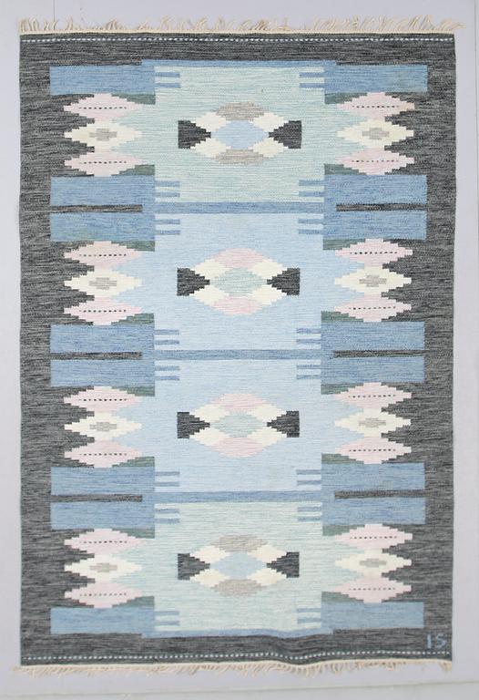 MATTA, rölakan, Ingegerd Silow, 1900-talets andra hälft. Ca 240 x 163 cm.