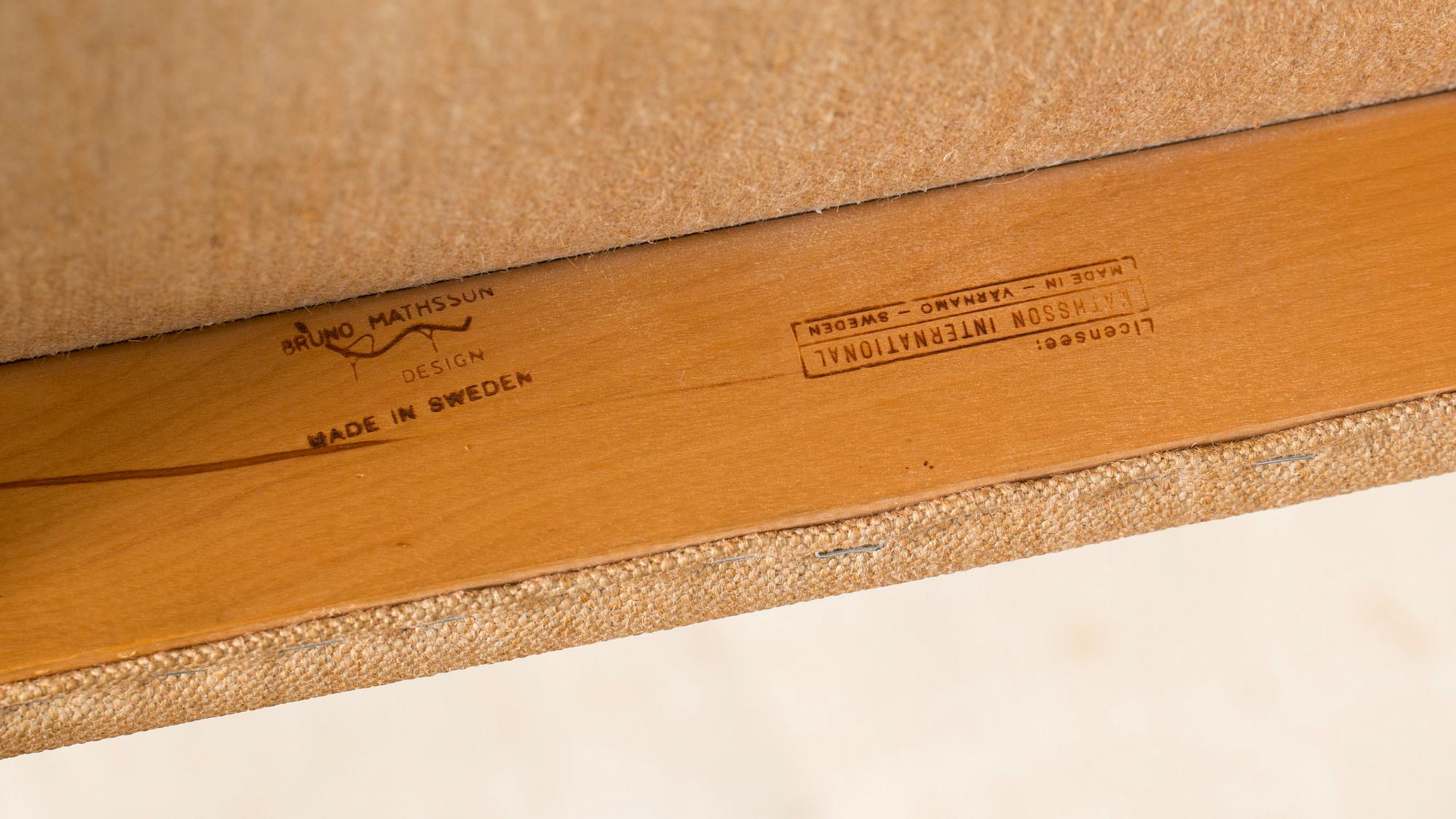 BRUNO MATHSSON, stolar 10 st, "Mimat", Matsson International Värnamo.