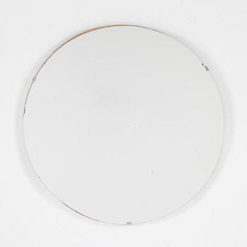 2 round mid 20th century mirrors.