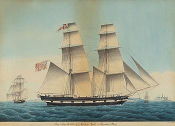 Jacob Petersen, The brig "Anne Isabelle" of Montrose  (Capt. Alexander Reid).