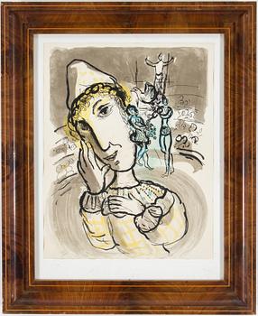 MARC CHAGALL, after, colour litograph. Numbered 925/1000.