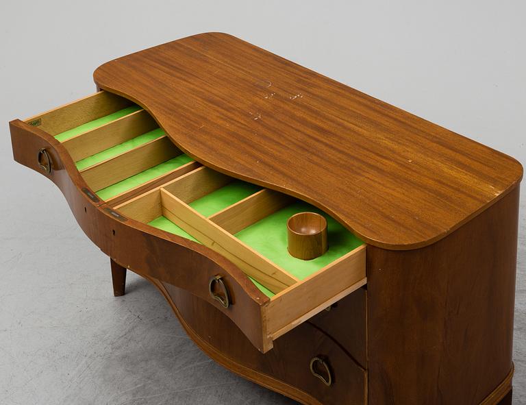 MÖBLER, 6 delar, Swedish Modern, Bodafors möbelfabrik, troligen 1940-tal.