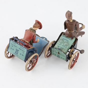 Lehmann, "Rad Motor cycle Mars" & "Anxious bride", Tyskland, tidigt 1900-tal.