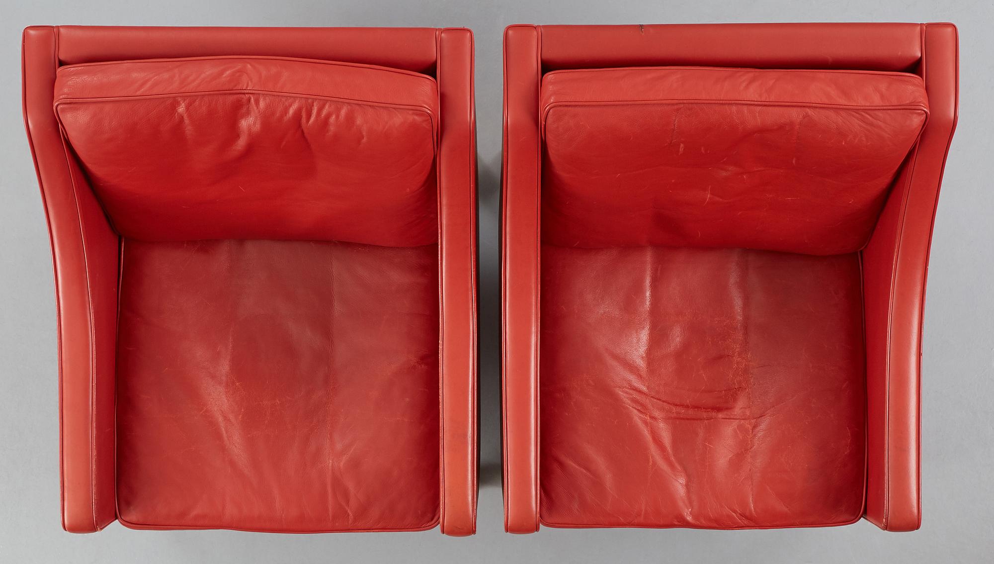 Børge Mogensen, fåtöljer, ett par,  Fredericia Furniture, Danmark.