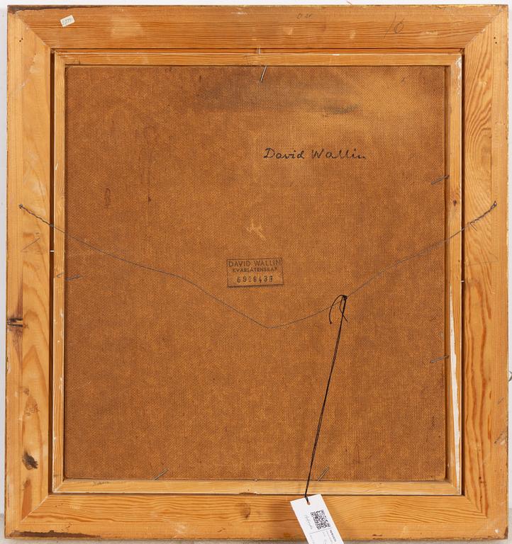 David Wallin, Porträtt i halvprofil.