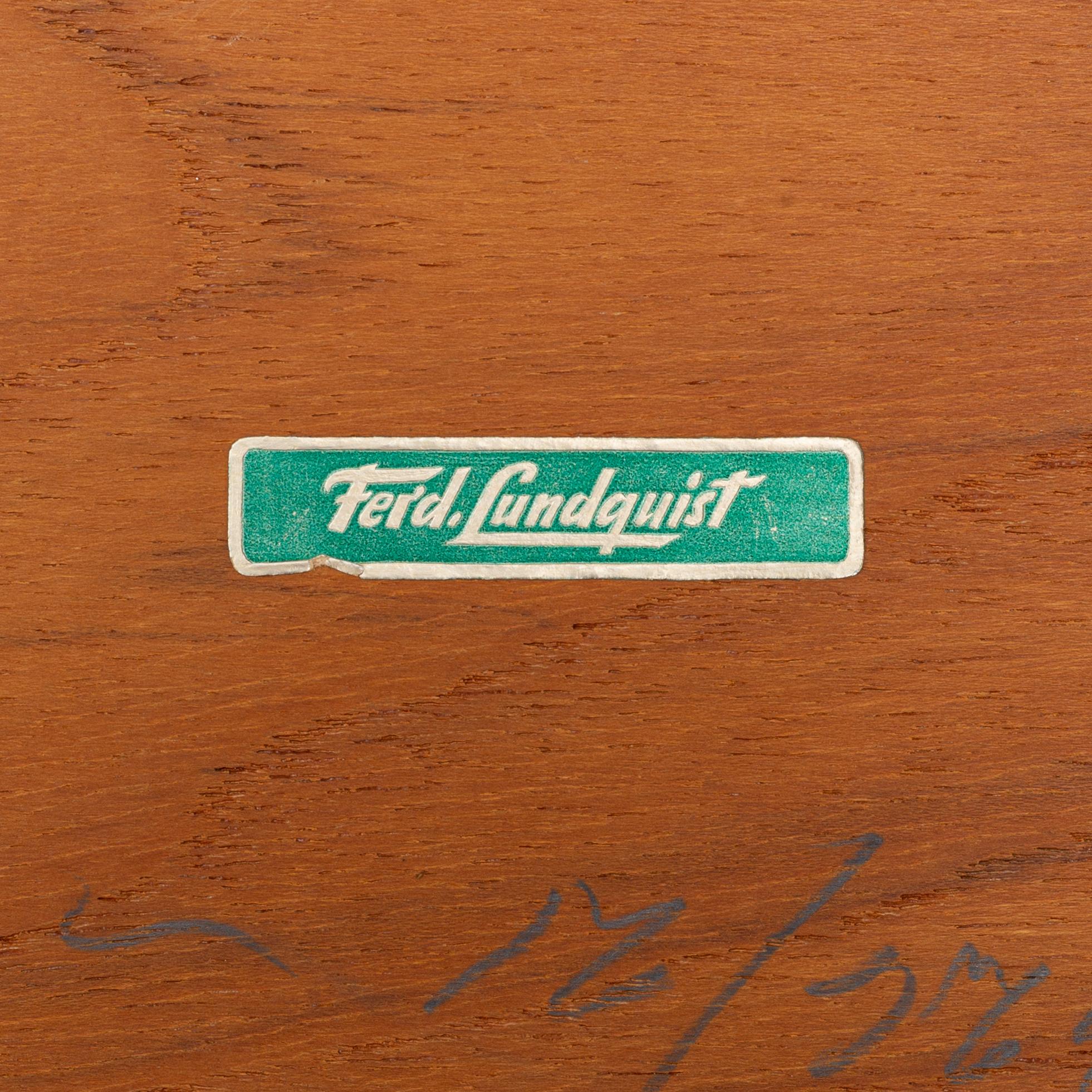 A mid 20th century trolley by Ferdinand Lundqvist, Gothenburg.