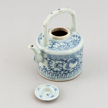 A group of blue and white porcelain, Qing dynasty, 18/19th Century.
