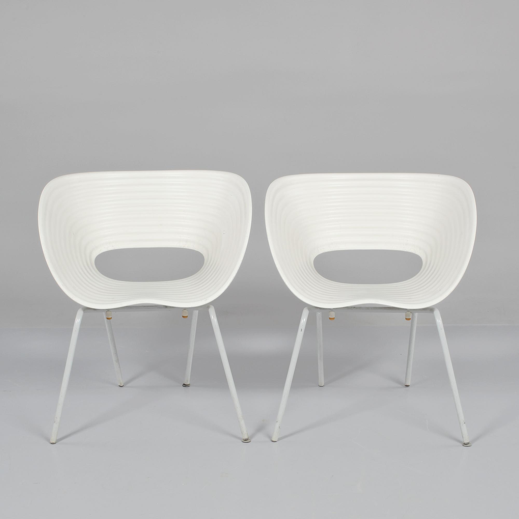 STOLAR, 2 st, "Tom Vac", formgivna av Ron Arad, Vitra, 1999.