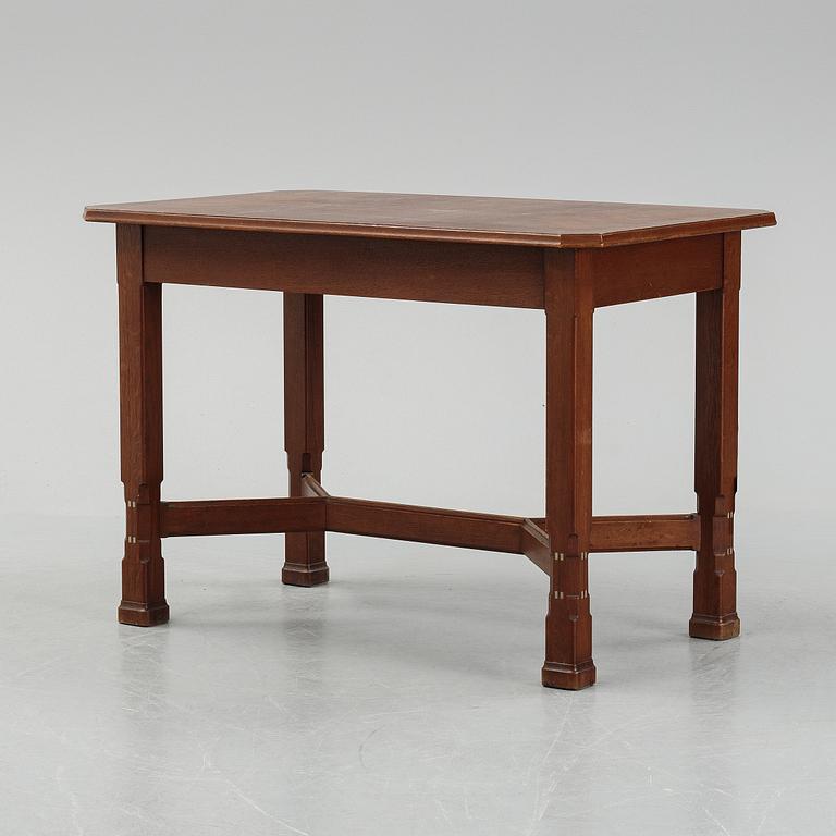 Nordiska Kompaniet, an oak Art Nouveau table, 1916.