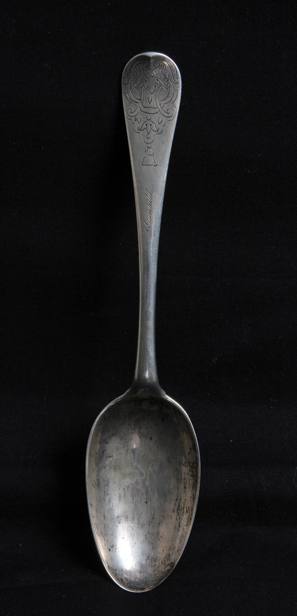 SKED, silver, okänd mästare, märkt 1735.