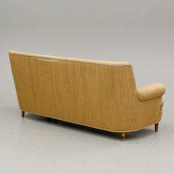 SOFFA, "Hemmakväll" Carl Malmsten, O H Sjögren, omkring 1900-talets mitt.