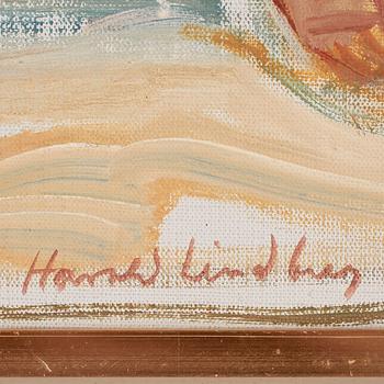 HARALD LINDBERG, olja på duk. Sign.