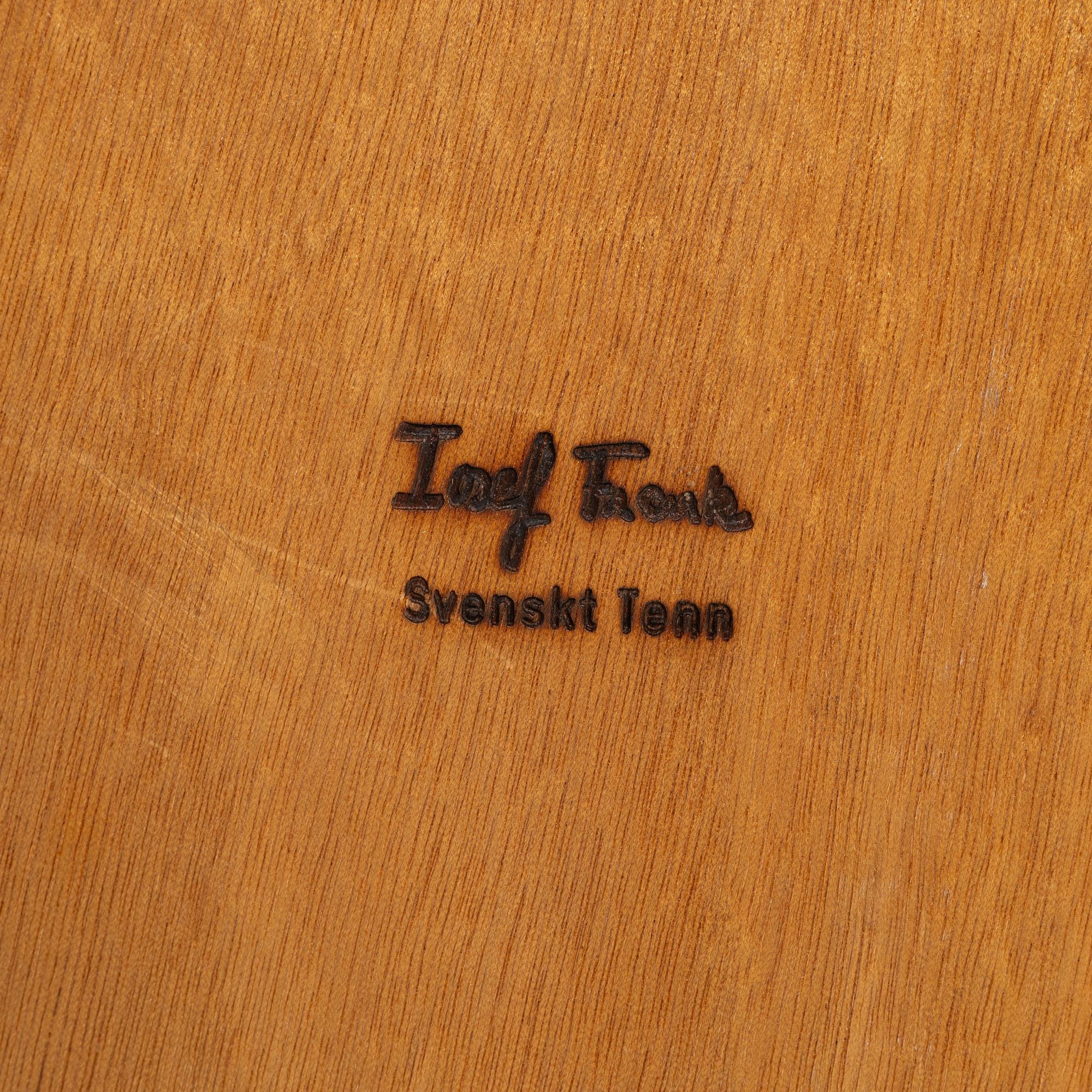 Josef Frank, a 'Diplomat' coffee table, model 2073, Svenskt Tenn, after 1985.