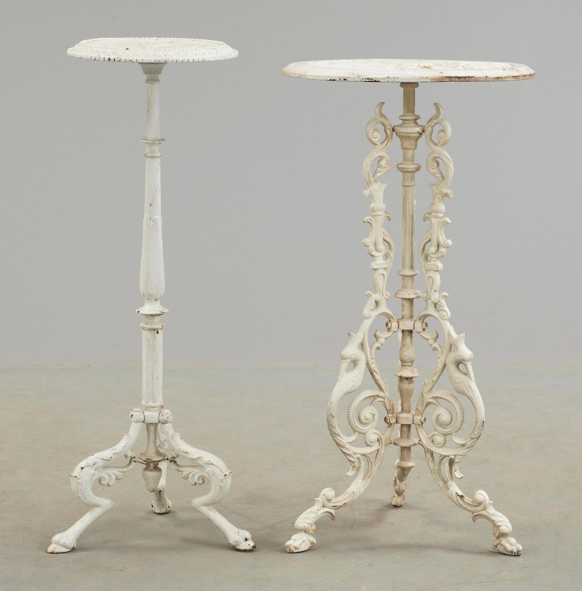 TRÄDGÅRDSBORD, 2 st, 1900-tal.