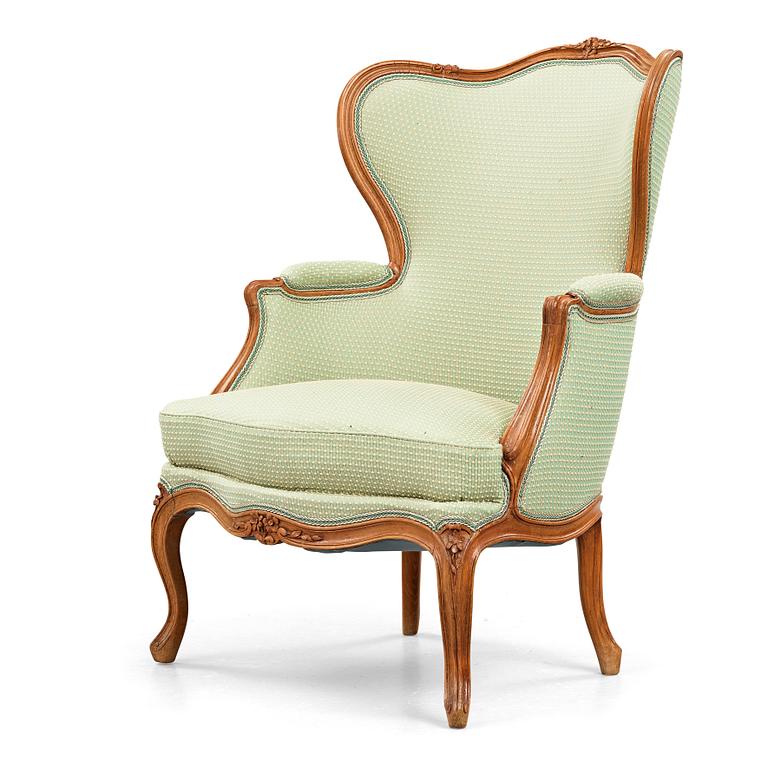 A Louis XV 18th century bergere.