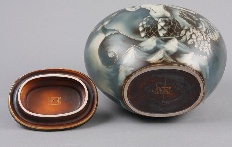 LOCKURNA, keramik, "Flambé", Gunnar Nylund, Rörstrand.