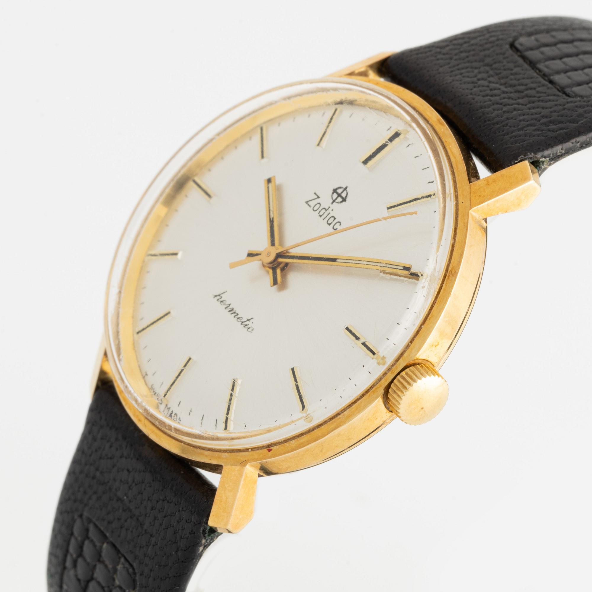 Zodiac, Hermetic, armbandsur, 33 mm.