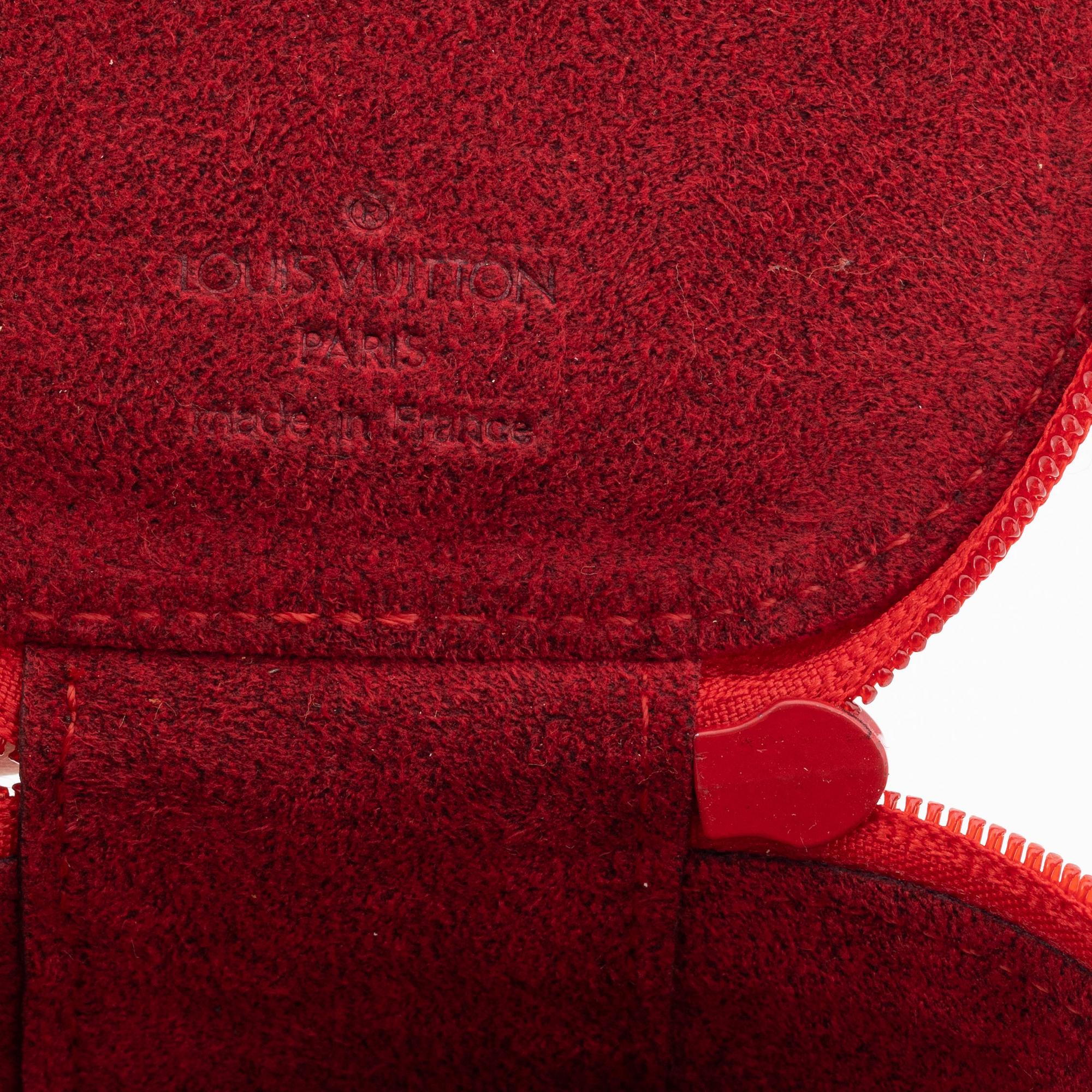 Louis Vuitton, a red epi leather 'Ecrin Bijoux Jewelry case', 2003.