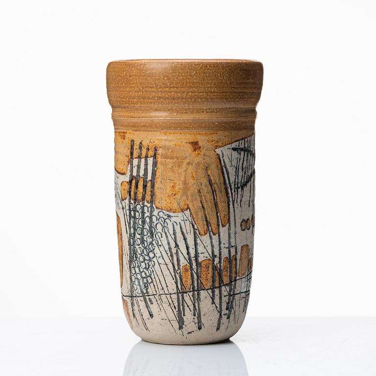 Lisa Larson, vas, stengods, Gustavsberg Studio, 1950-tal, unik.