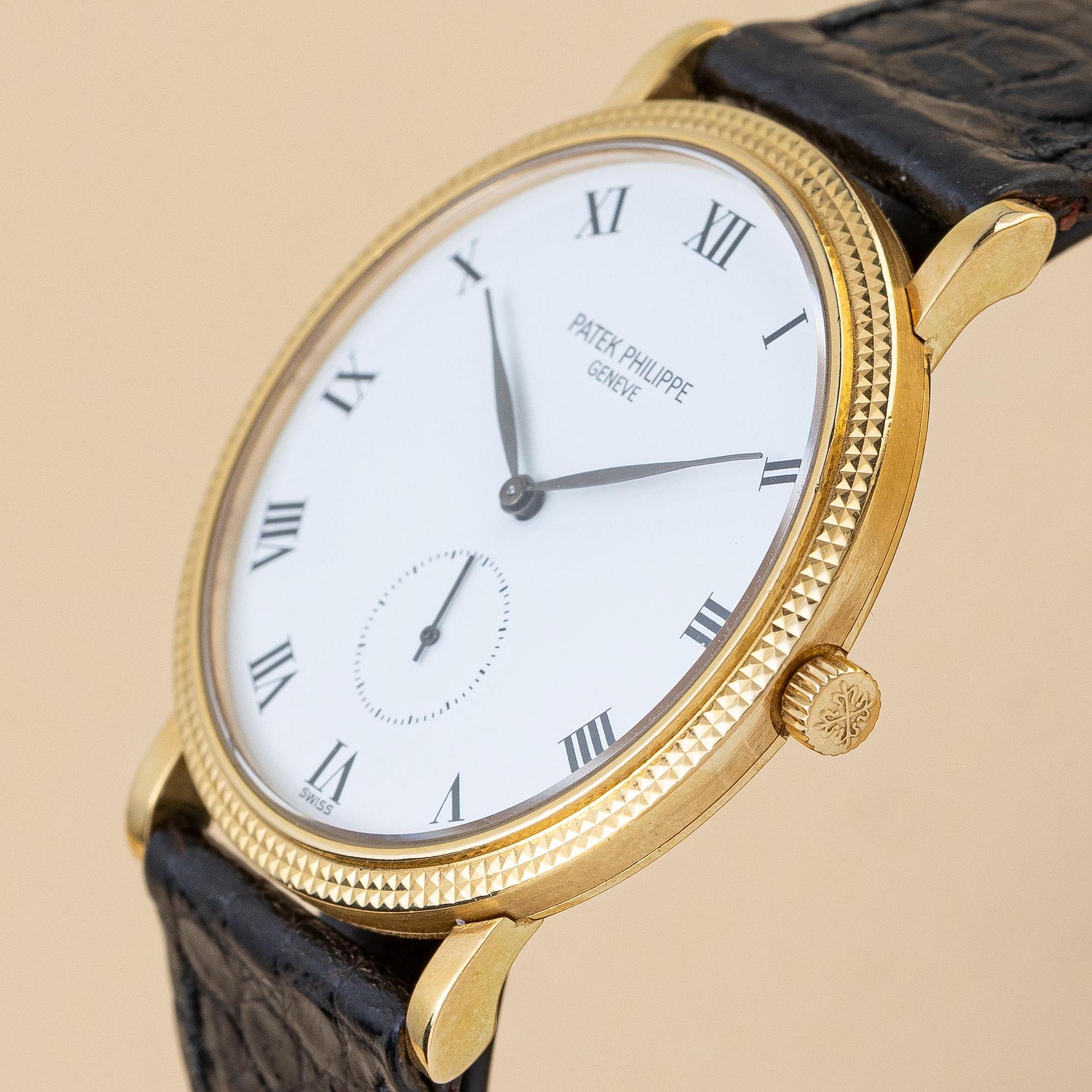 Patek Philippe, Calatrava, "Clous de Paris", ca 1990.